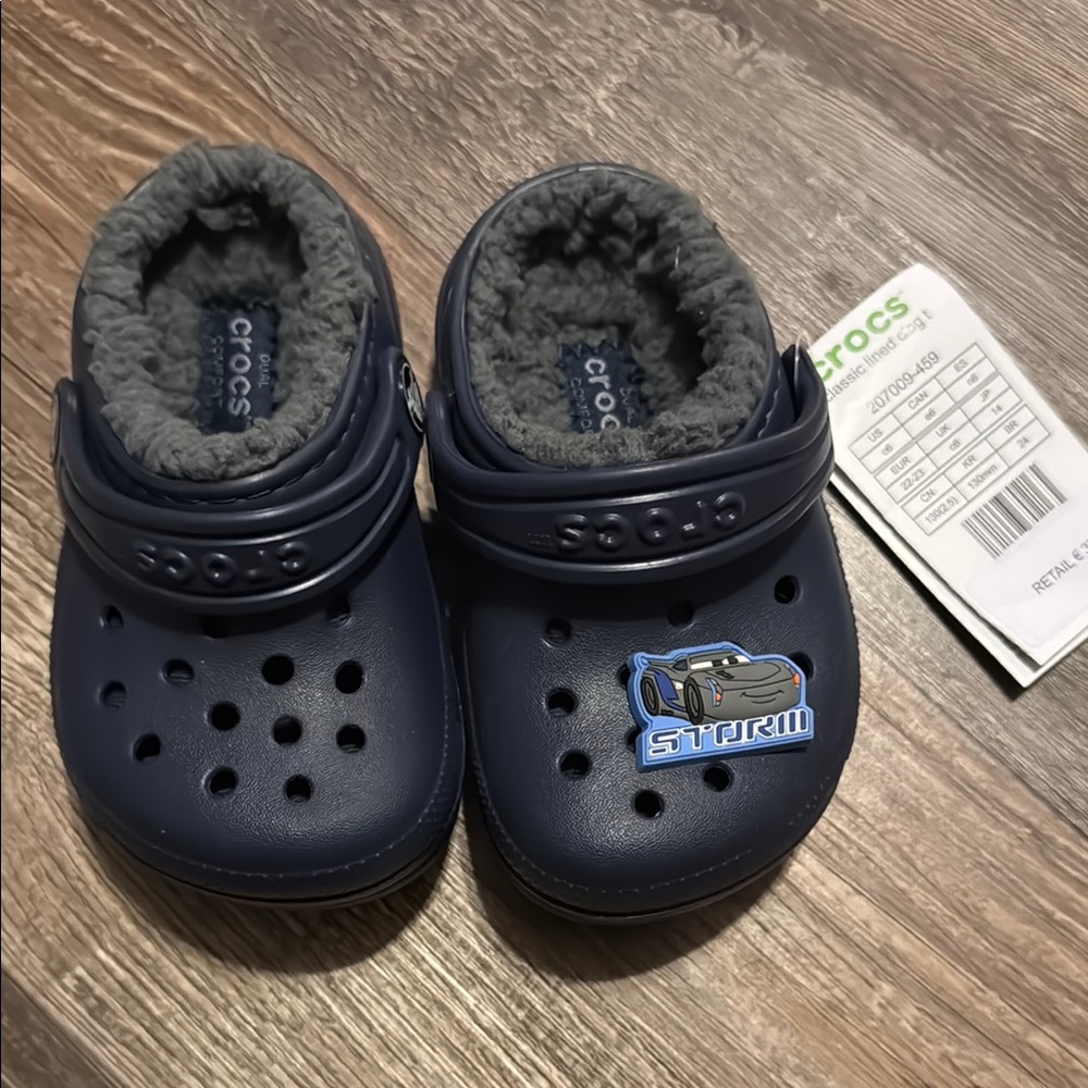 Crocs Kids Navy Clogs